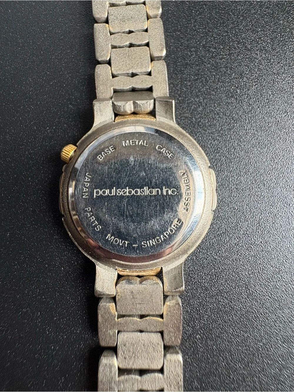 PS Paul Sebastian Women’s Vinatge Two-Tone Quartz Bracelet Watch - Silver & Gold